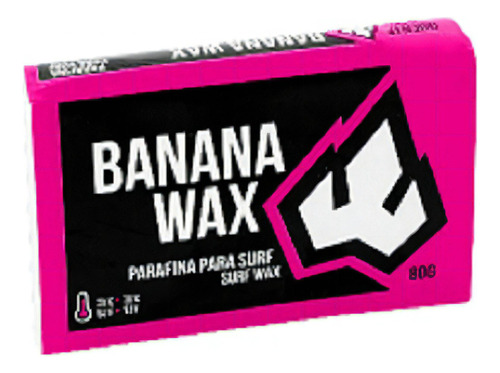 Parafina Banana Wax Tropical (rosa) 10 Unidades De 80gr