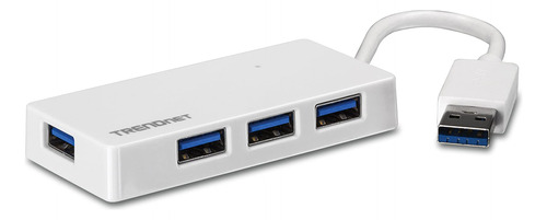 Trendnet Mini Hub Compacto Usb 3.0 De 4 Puertos Con Cable U.