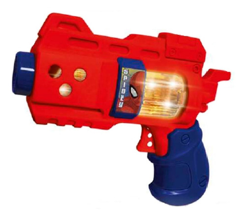 Pistola Spiderman Lighting Gun Con Luz Y Sonido Orig. Ditoys