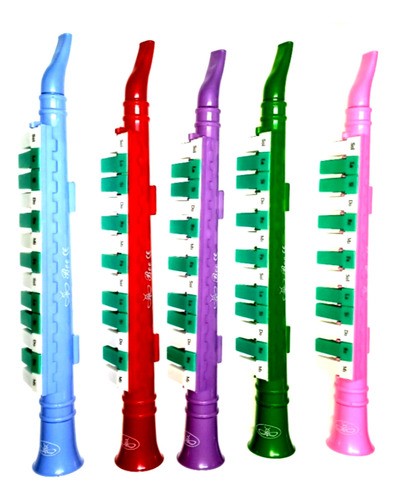 Flauta Clarinete Pack X 20 Unidades Colores Surtidos Multicolor