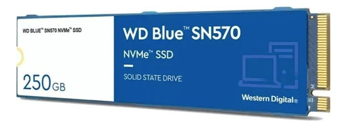 Disco Solido Ssd Wd Blue 250gb Sn570 M2 Nvme Pcie 2280 