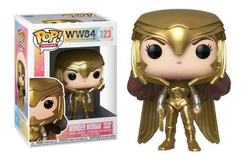 Funko Pop Wonder Woman Golden Armor #323 Ww84