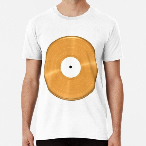 Remera Vinilo(e) Arancio Black Algodon Premium