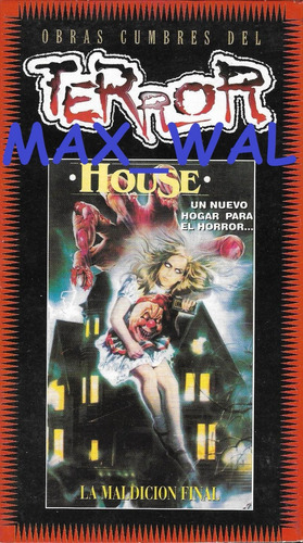 House 3 Vhs La Casa 3 Umberto Lenzi Terror Max_wal