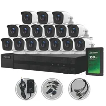 Comprar Kit Seguridad Hilook Dvr 16ch Cctv + 16 Camaras 1080p +disco