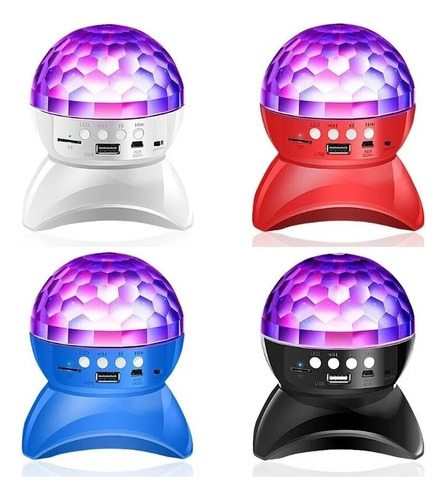 Lampara Led Rgb Parlante Bluetooth Recargable Colores