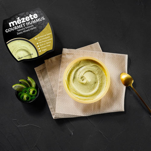 Mezete Zaatar Hummus, Salsas Y Untables 100% Naturales, Sals