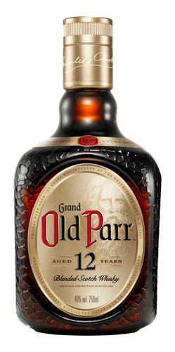 Whisky escocés mezclado Grand Old Parr de 12 años, botella de 750 ml
