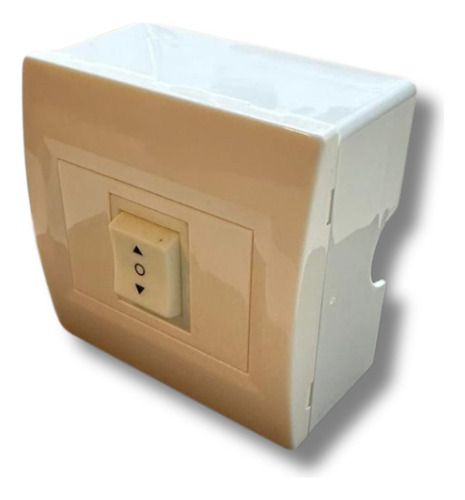 Tecla De Pared Y Caja Para Motores Tubulares Motic - Botonera 3 Funciones Subir/parar/bajar, Compatible Con Cortinas Y Toldos