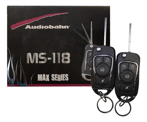 Alarma Para Auto Audiobahn Ms118+3 Seguros Y 4 Relevadores