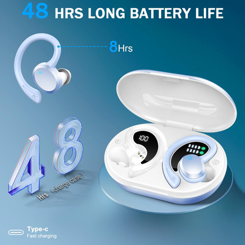 Audífonos Inalámbricos Rulefiss Q38-2024 Bluetooth 5.3 Ip7