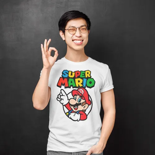 Camiseta Retro Super Bros