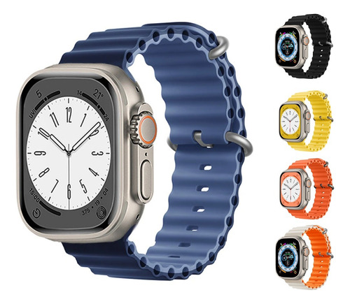 Correa Para Apple Watch Deportiva Modelo Ocean Ultra Series