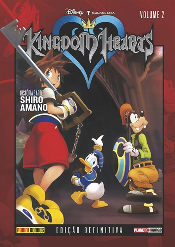 Kingdom Hearts Vol. 2, de Amano, Shiro. Editora Panini Brasil LTDA, capa dura em português, 2020