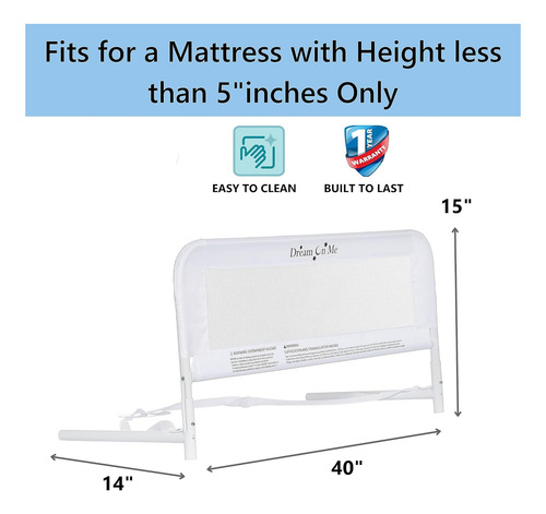 Rarde De Cama De Malla Ajustable En Blanco, Dos Niveles De Y