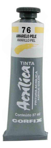 Tinta Acrílica Corfix 76 Amarelo Pele 37ml