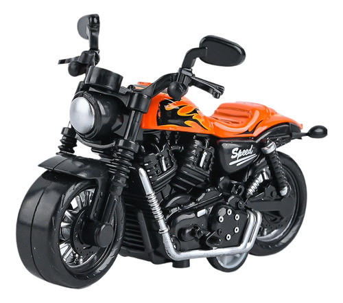 Lote De 3 Coches De Juguete Harley Motorcycle Pullback