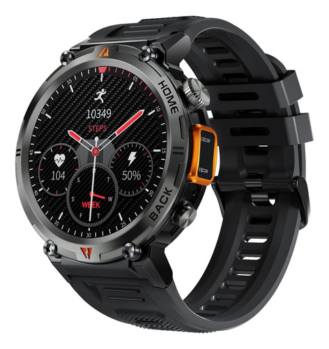 * Reloj Inteligente Militar Eigiis Ke3 Con Linterna De