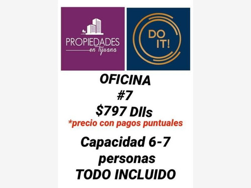 Imagen 4 de 12 de Oficina Comercial En Renta Zona Urbana Rio Tijuana