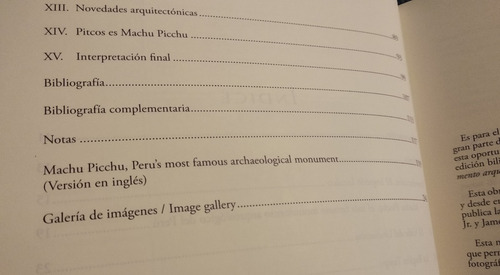 Machu Picchu - Luis E. Valcárcel / Bilingue Español Inglés