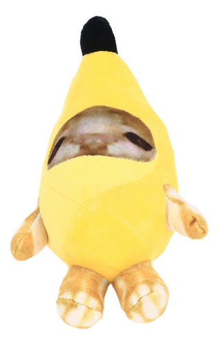 Peluche De Peluche Uk Plug Con Forma De Banana Y Gato Multiu