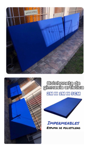 Colchoneta De Gimnasia Artística 2m X 1m X 5cm
