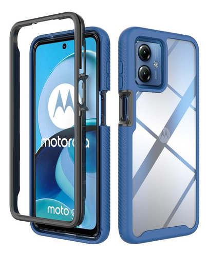 Funda Para Motorola Moto G14 Xt2341-2 Xt2341-3 Xt2341-4 Azul