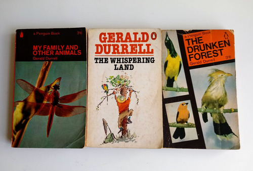 Lote 3 Libros Gerald Durrell En Inglés Penguin Book