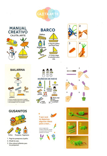 Set De Arte Infantil - Kit Caja De Arte Manualidades