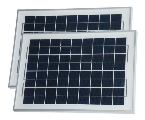 Oferta Pack X2 Panel Solar 10w Policristalino Enertik Cuotas