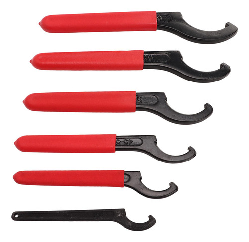 Llave Enrollable, 6 Unidades, Llave De Ajuste En Forma De C