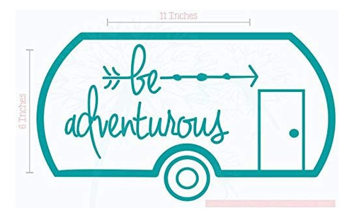 Be Adventurous Camper, Pegatinas De Vinilo Letras, Calc...