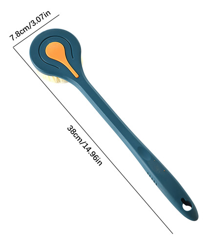 Cepillo De Ducha De Pelo Suave Con Mango Largo, Cepillo De B