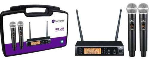 Microfone Sem Fio Harmonics Hsf200-2