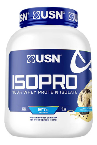Imagen 1 de 2 de Isopro 100% Whey Isolate 4lbs - Usn