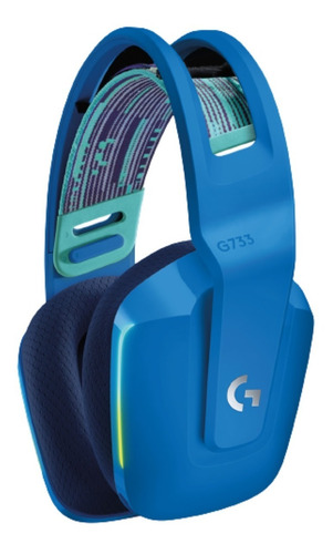 Imagen 2 de 2 de Auricular Logitech G733 Lightspeed Wireless Rgb Color Azul