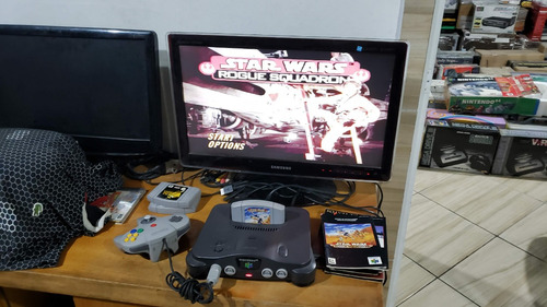 Star Wars Rogue Squadon Europeu + Manual Do Nintendo 64. B5 (Usado)