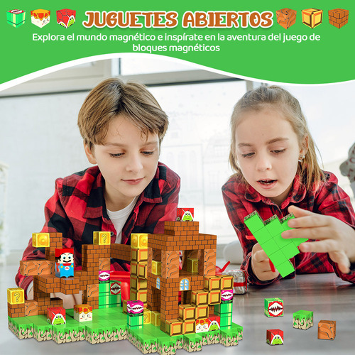 Bloques Magnéticos Construcción Juguetes Niños Regalos