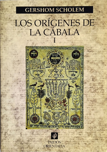 Libro Orígenes De La Cábala Vol 1 Y Vol 2 Gershom Scholem