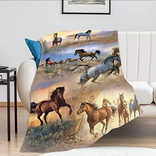 Manta De Caballo Al Galope, Supersuave, Cálida, Cómoda, De X