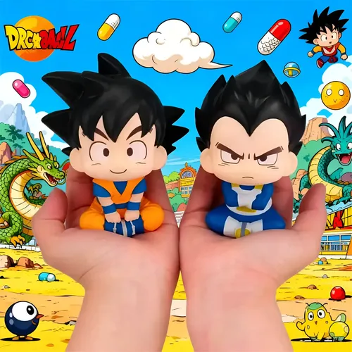 Figura Goku Y Vegeta Dragon Ball Z Pack 2 Figuras De Muñecas | Meses ...