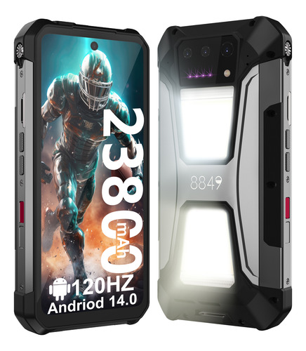 8849 Tank 2 Pro Unihertz 23800 Mah 16gb 256gb Rugged Smartphone With Projector Mobile Phone Android 14 100mp Nfc Cell Phone