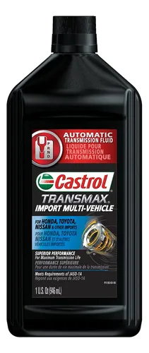 Fluido De Transmisión Automática Castrol Transmax Import 1l