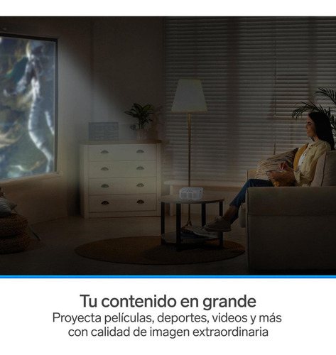 Imagen 3 de 3 de Proyector Multimedia Full Hd 9 000 Lúmenes ,portátil Pro-400