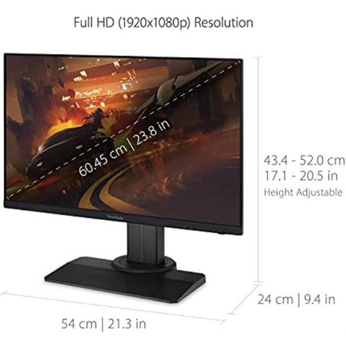 Monitor De Jogos Viewsonic Omni Xginch 1080p 0,5ms 240hz Co