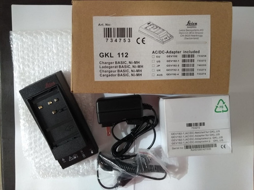 Cargador Equiv Gkl112 Para Estaciones Totales Leica.envio