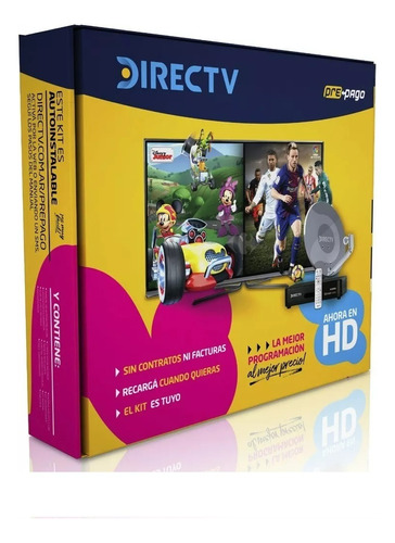 Antena Directv Prepago Completa, Sin Decodificador Ni Rg6