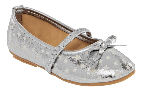 Flats Casual Brilla De Noche Para Niña Celex Plata 800 Dgt