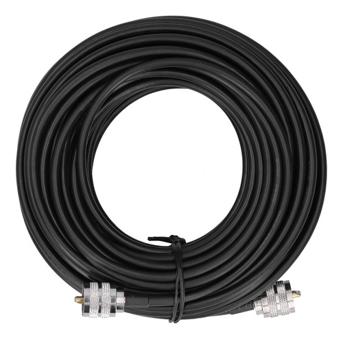 Mgaxyff Rf Cable Coaxial Negro Uhf Macho A Pl259 Electrónico
