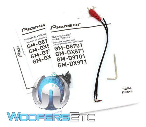 Amplificador Pioneer Gm-d9701 Mono Clase D 2400 W Rms